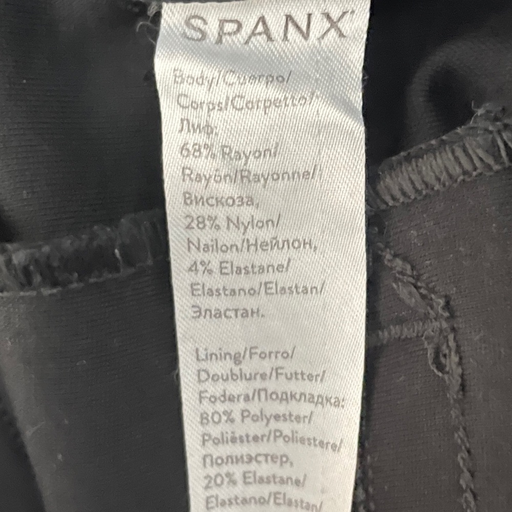 Spanx Perfect Backseam Skinny in Stretch Ponte Pants Medium Business Casual - Picture 9 of 10